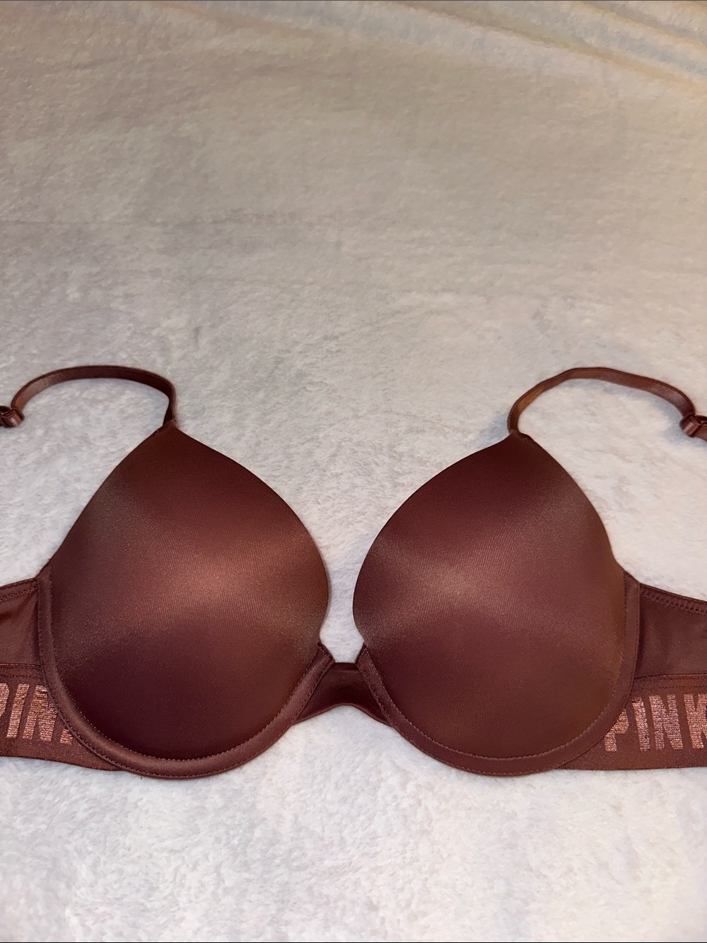 PINK Victoria's Secret Bra in Deep Brown